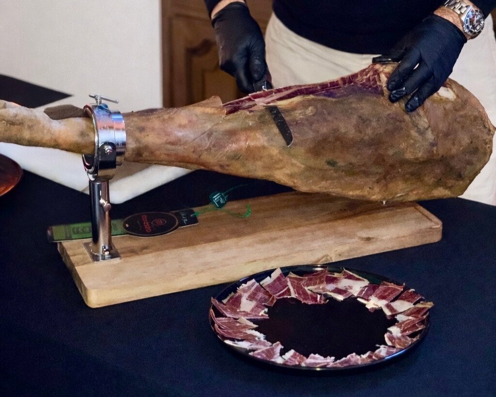 animation découpe de jambon ibérique mariage eure